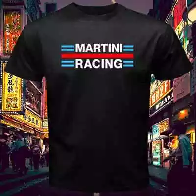 New Shirt Martini Racing Famous Racing Logo Men's Black TShirt USA Size S To 5XL • $20.99