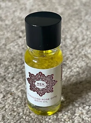 £8.50 • Buy REN Moroccan Rose Otto Bath Oil - Travel Size 10ml - New Without Box 