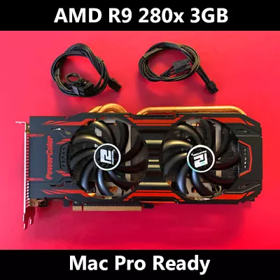 AMD R9 280X 3GB VRAM | Mac Pro Ready | Metal Support For Mojave     Monterey • $169