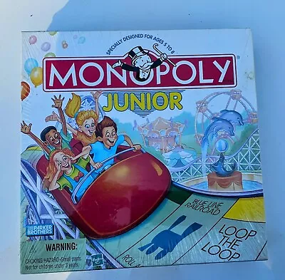 Monopoly Jr Junior Vintage Board Game Parker Brothers Hasbro 1999 NIB • $24.97