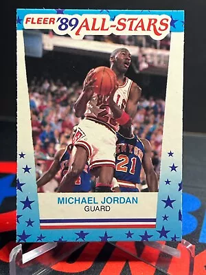 1989-90 Fleer Michael Jordan All-Stars Sticker #3 Chicago Bulls • $2.82