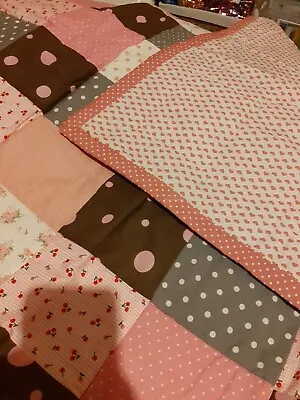 Handmade Child Quilt Patchwork New Cot Size • £11.99