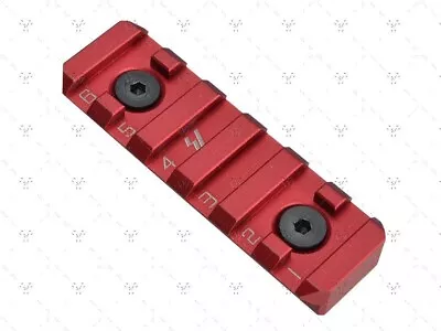 Strike Industries LINK 6-Slot Picatinny Rail Section KeyMod Or M-LOK Red • $27.95