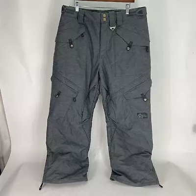 Oakley Snowboard Ski Pants Insulated Loose Fit Men Size XL Cargo Pockets • $69.97