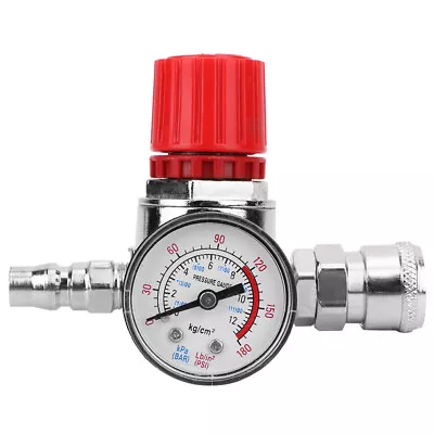 Pressure Regulator Switch Control Valve Gauge With Male/Female Connector • $19.17