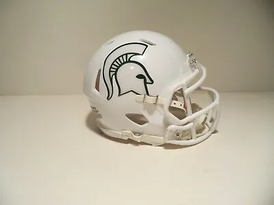 Custom 2022 White Alternate Michigan State Spartans  Mini Helmet • $32.95