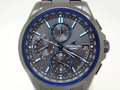 Casio Oceanus Classic Line Chronograph Date OCW-T2600B-1AJF Working • $515.66