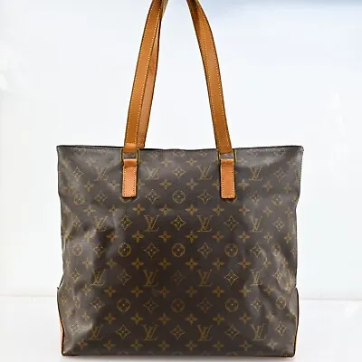 Authentic Louis Vuitton Monogram Cabas Mezzo Tote Bag M51151 R1871AR412 • $330