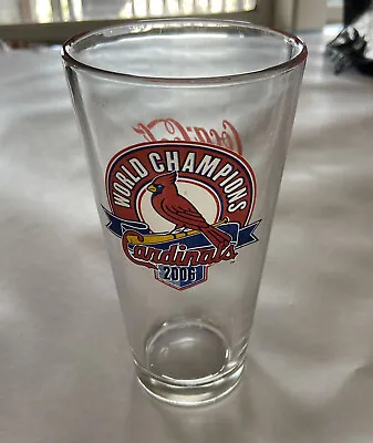 $4 • Buy St. Louis Cardinals 2006 World Series Champions Glass Cup Coca Cola Baseball