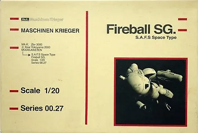Modelkasten Fireball SG 1/20 Scale Sf3D Maschinen Krieger Model Kit Ma.K SEALED • £62