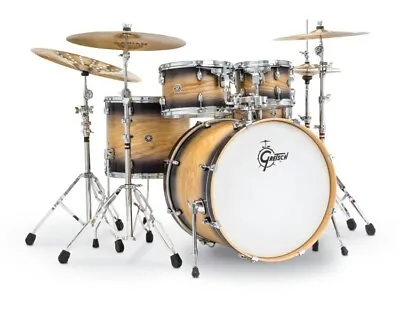Gretsch Drums Catalina Ash 5-piece Shell Pack W/Snare Drum - Black Natural Burst • $620