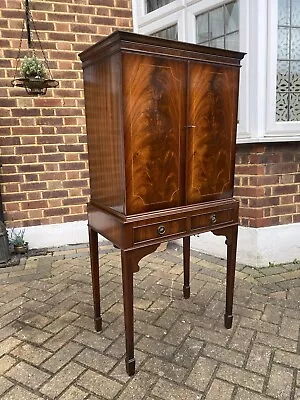 £185 • Buy Flame Mahogany Drink.cocktail .gin Cabinet