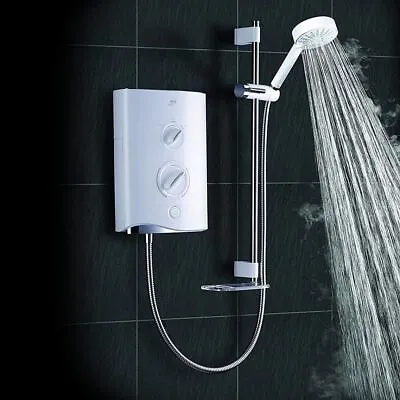 Mira Sport Multi-Fit Electric White & Chrome Shower 9.8kW 1.1746.010 • £309.08