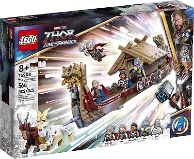 LEGO 76208 MARVEL Thor Love And Thunder The Goat Boat New Box Never Opened. • £45