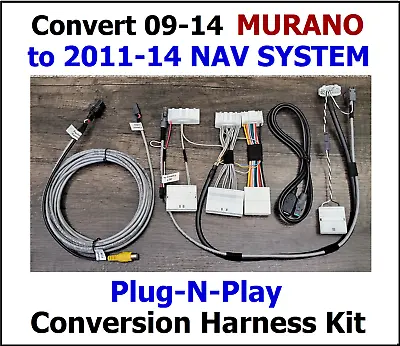 Murano Navigation Harness Adapter Kit: Upgrade 2009-14 SUVs To 2011-2014 NAV • $424.95