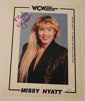 Missy Hyatt Signed Autographed 8x10 Photo WWE WWF TNA Wrestling Diva JSA COA • $12.99