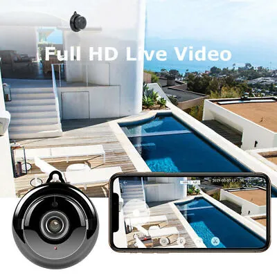 Home Garden Mini Camera  1080P Night Vision Surveillance Security Smart Camera • £10.83