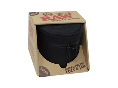 RAW Cosy Glass Mason Jar With Smell Proof Bag And Child Proof Lock Wild Camping • £28.90