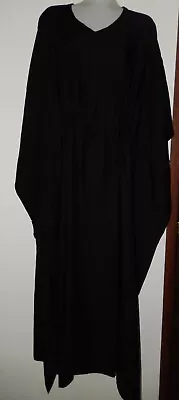 1C219 LADIES KAFTAN DRESS WOMENS  BLACK Plus Size 22  24 26 28 $ 50  NEW TAGS • $50