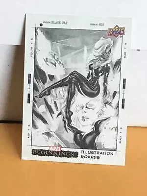 2022 UD Marvel Beginnings Illustration Boards #IB-88  Black Cat Nice • $6.99