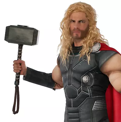 Thor Hammer For Adults Official Marvel Avengers Plastic Superhero Toy Weapon • $35.99