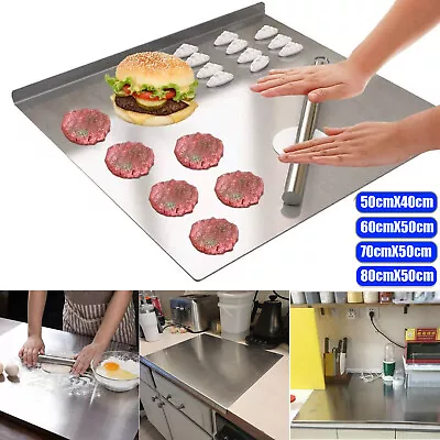 304 Stainless Steel Chopping Board Heavy Duty Cutting Boards For Kitchen Counter • $48.89
