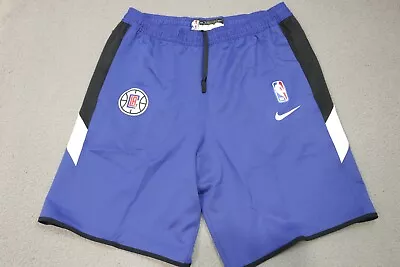Los Angeles Clippers NBA Men's Shorts Size 2XL Players Shorts Pockets Blue • $46.88