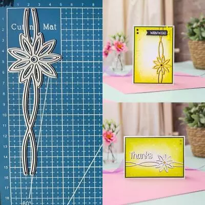 Flower Metal Cutting Dies Lace Scrapbooking Embossing Crafts Template Stencils • £3.97