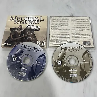 Medieval Total War (2 Disc Set) PC Game Mint Condition! • $12.88