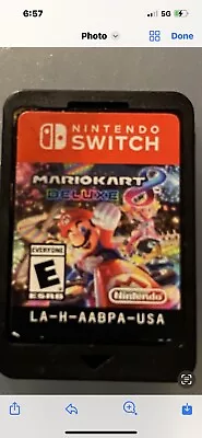 Mario Kart 8 Deluxe - Nintendo Switch TESTED/GAME ONLY  • $30