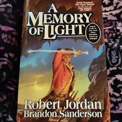 🔥Signed Wheel Of Time Robert Jordan A Memory Of Light 1st Edition 1st Print🔥 • $39.99