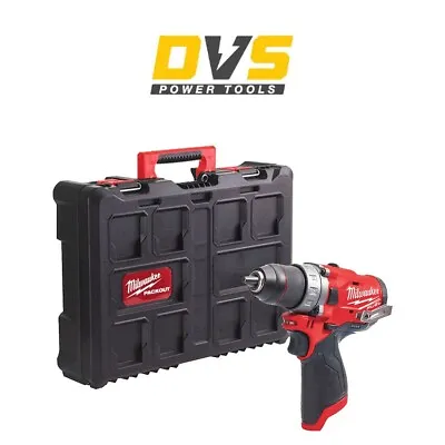 Milwaukee M12FDD-0XP 12v Li-ion FUEL Drill Driver With PACKOUT Case • £173.95