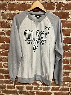 Under Armour Cal Poly Mustangs Crewneck Sweatshirt Size Medium Mens • $19.99