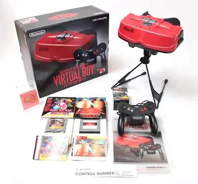 Nintendo Virtual Boy VUE-S-RA -JPN Console Software Set 3 Tested Works Near Mint • $565.58