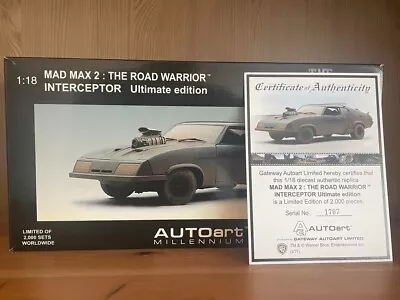 AUTOart MADMAX2 THE ROAD WARRIOR INTERCEPTOR Weathering Ver. Scale:1/18 • $440.99