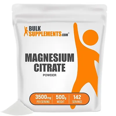 BulkSupplements Magnesium Citrate - Encourage Healthy Bowel Movements • $13.96