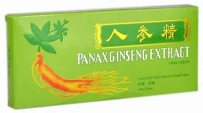 6 Boxes Panax Ginseng Extract Oral Liquid 4500mg Improves Stamina 6x10 Vials • £29.50