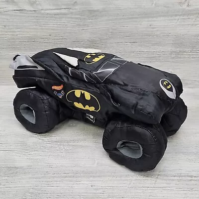 Monster Jam Batman Plush 14  Monster Truck Stuffie Toy Batmobile Black • $15.99