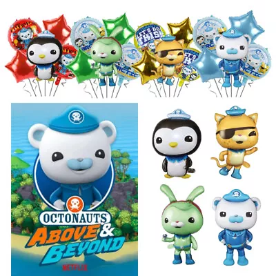 Large OCTONAUTS Balloon Set Of 4 For Birthday Party Decorations Barnacles Peso • £5.30