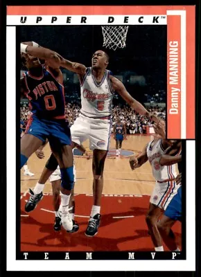 1993-94 Upper Deck Team MVP Danny Manning Los Angeles Clippers #TM12 • $1