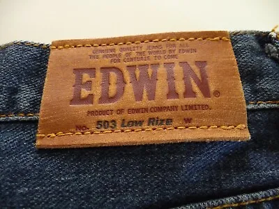 EDWIN  Vintage Made In Japan Women's 503 Distressed Jeans Size 27 • $80.99
