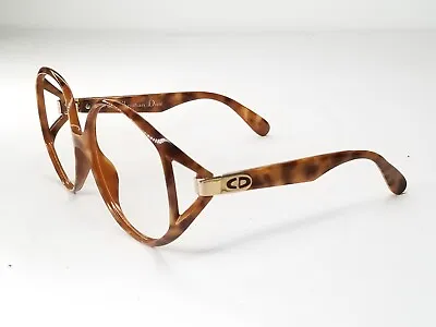 Christian Dior CD 2320 11 Leopard Vintage Big Sunglass Frame Austria • $56