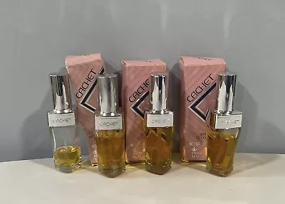 CACHET By Prince Matchabelli Vintage Women’s Spray Perfume 4 Bottles • $49.95