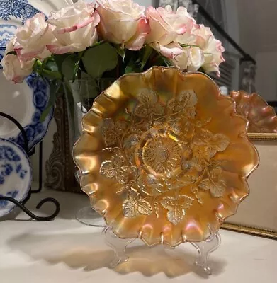 Antique Marigold Millersburg Carnival Glass Bowl • $79