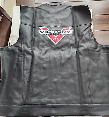 Victory Leather Vest Motorcycle - Small • $49.99