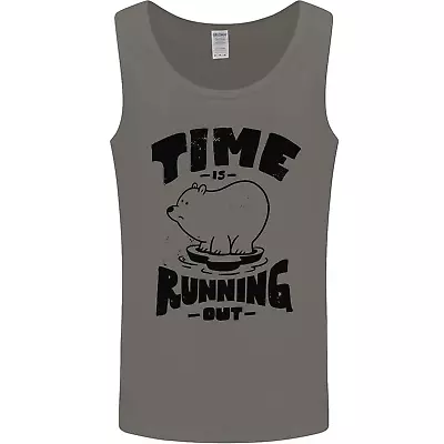 Time Running Out Climate Change Mens Vest Tank Top • £9.99