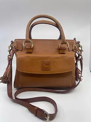 Dooney & Bourke TAN Aubrey Satchel Bag Pebbled Leather PERFECT!  • $60