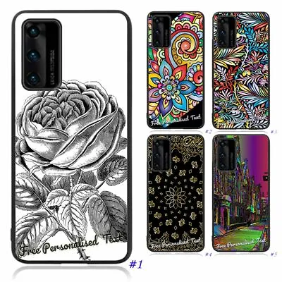 Personalised Text Back Case For Huawei Mate 40 30 20 10 Pro Y5 Y6p Y7p Y9 Prime • $9.98