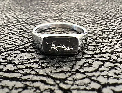 Miansai Sterling Silver Oxen Ring Size 11.5 - MR01 • $125