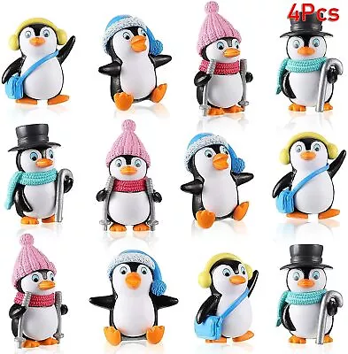 Figures Collection Cake Decoration Penguin Cake Topper Penguin Characters Toys • £5.61